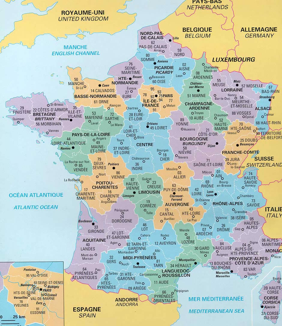 Caen map